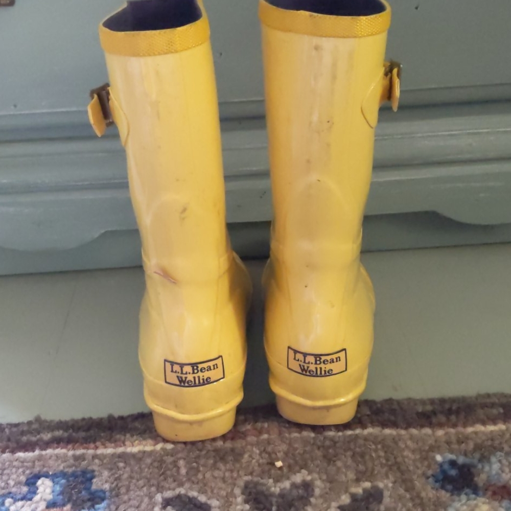 L.L. Bean Yellow Wellies